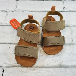 INFANT Brown Strap Unisex baby Sandals, Summer Baby Shoes